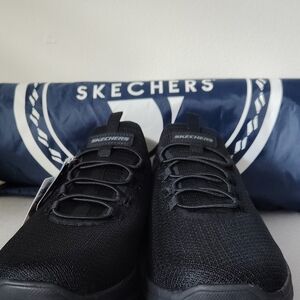 Skechers Jet Black Sport Sneakers